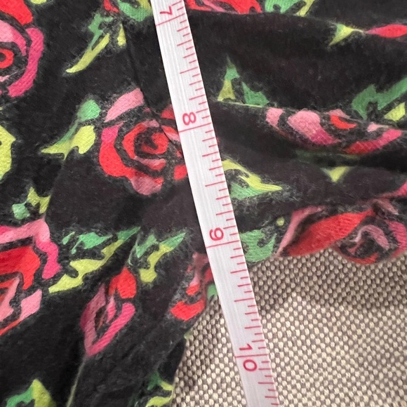 Betsy Johnson Intimates pajamas set, roses, drawstring pant, size small, GUC - Picture 4 of 11